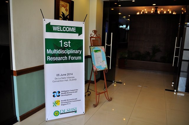 1st Multidisciplinary Research Forum