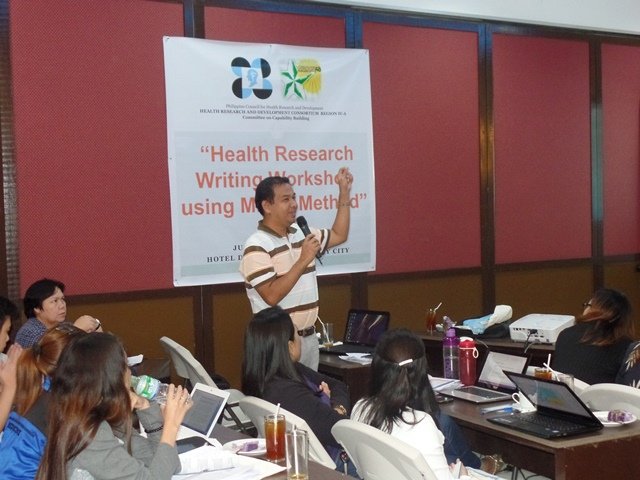 Health Research Writing Workshop using Mixed Method