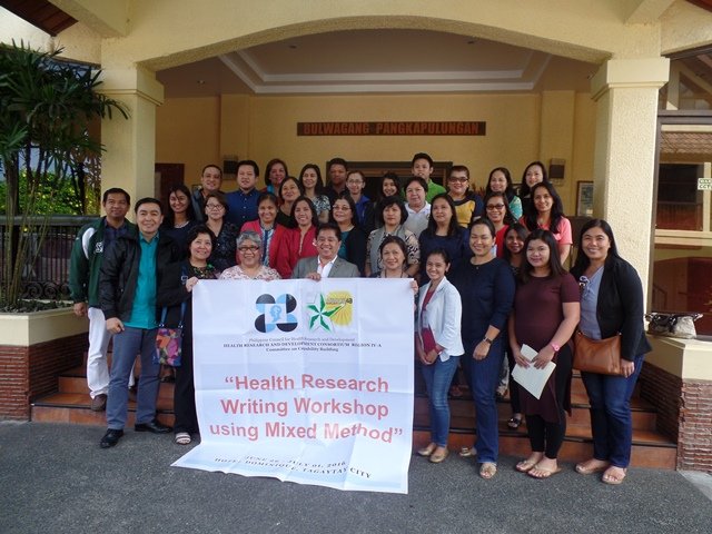 Health Research Writing Workshop using Mixed Method